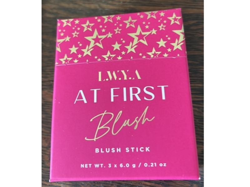 L.W.Y.A At First Blush Stick Trio, Turkish Rose, Berry Nice & Fresno Peach, 0.21 oz/6 g