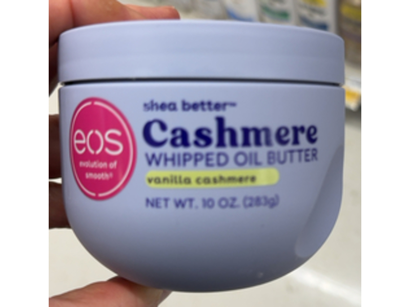 eos Shea Butter Cashmere Whipped Oil Butter, Vanilla Cashmere, 10 oz/283 g