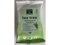 Earth Therapeutics Pro Organic Tea Tree Cleansing Facial Towelettes, 15 Count - thumbnail 2