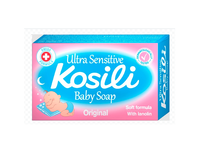Ultra Sensitive Kosili Original Baby Soap, Lanolin, 75 g