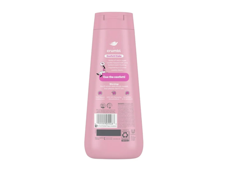 Dove x Crumbl Nourshing Body Wash, Confetti Cake, 20 fl oz