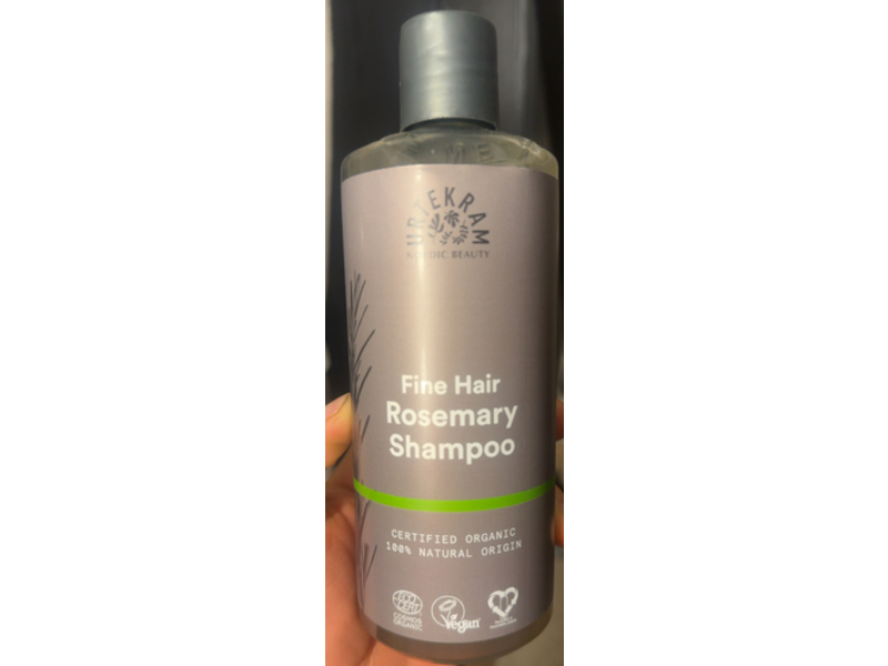 Urtekram Fine Hair Shampoo, Rosemary, 16.9 fl oz/500 mL