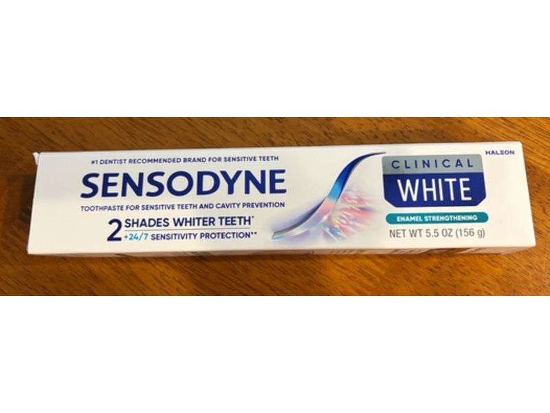 Sensodyne Clinical White Enamel Strengthening Toothpaste, 5.5 oz/156 g
