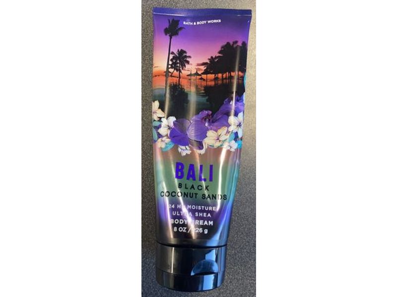 Bath & Body Works Bali Ultra Shea Body Cream, Black Coconut Sands, 8 oz/226 g