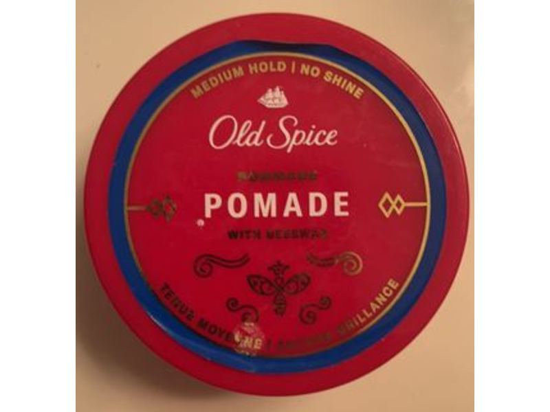 Old Spice Hair Styling Pomade, Beeswax, Medium Hold, 2.22 oz