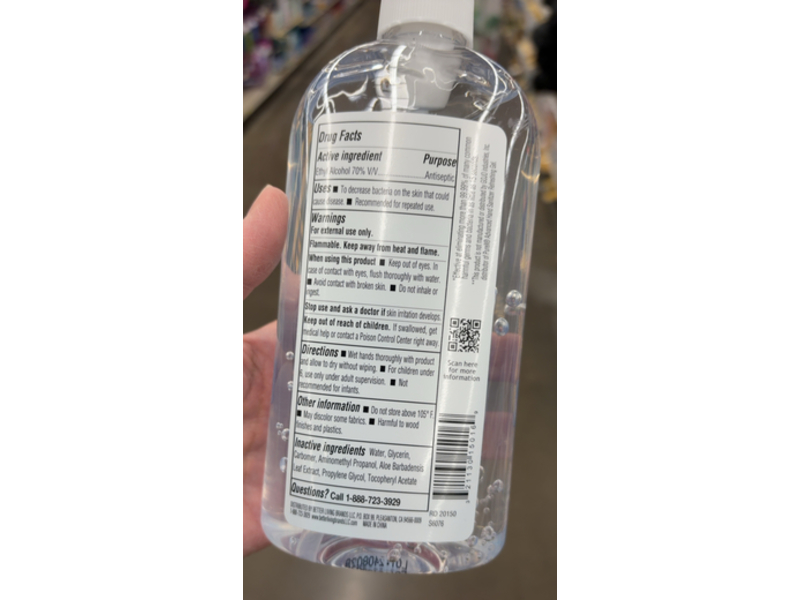 Signature Care Advanced Hand Sanitizer, 16 fl oz/473 mL