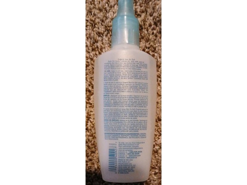 Avon Skin So Soft Bath Oil Spray, Original, 5 fl oz/150 mL