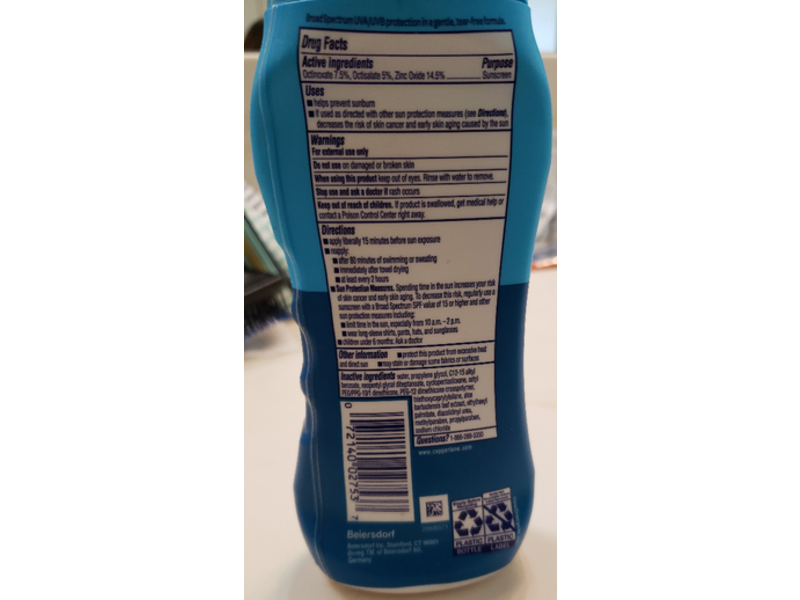 Coppertone Kids Sunscreen Lotion, SPF 50, Tear Free, 8 fl oz/237 mL