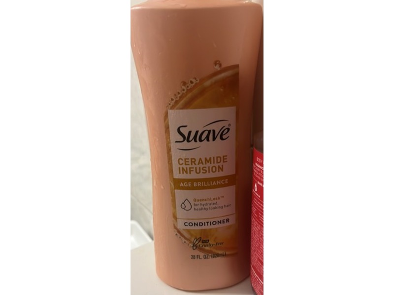 Suave Ceramide Infusion Age Brilliance Conditioner, 28 fl oz/828 mL