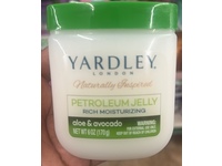 Yardley London Rich Moisturizing Petrolatum Jelly, Aloe & Avocado, 6 oz/170 g - thumbnail 1