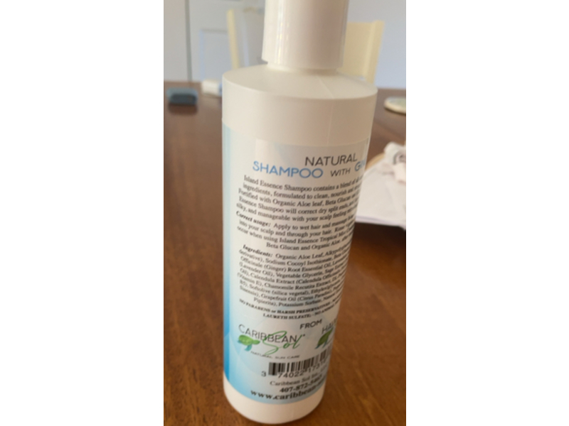Caribbean Sol Island Essence Natural Shampoo, Ginger, 16 oz
