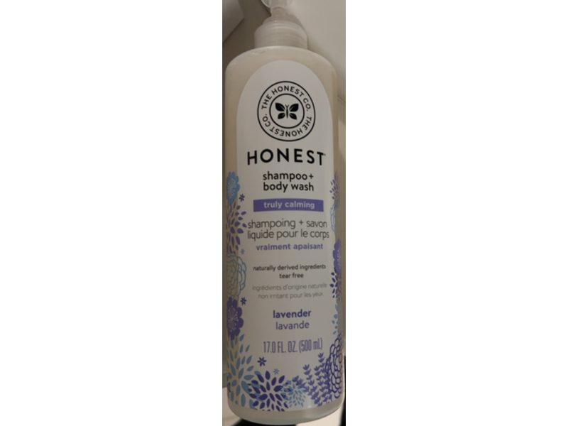 Honest Shampoo + Body wash, Lavender, 17.0 fl oz/500 mL