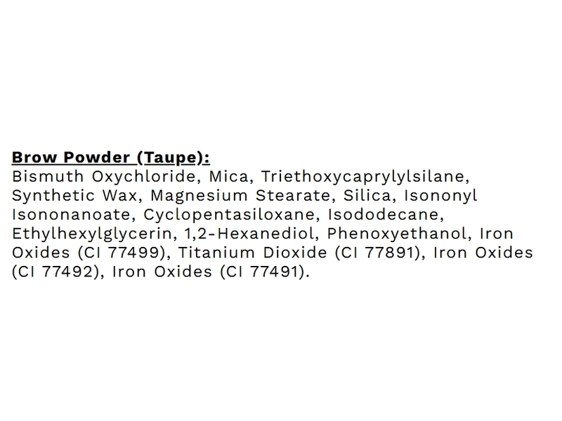 Billion Dollar Beauty Brow Powder, Taupe