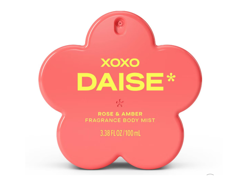 Xoxo Daise Fragrance Body Mist, Rose & Amber, 3.38 fl oz/100 mL