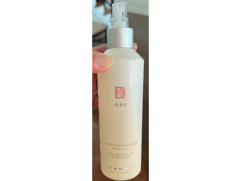 Zents Luminous Cashmere Body Oil, Ore, 8.1 fl oz/240 mL