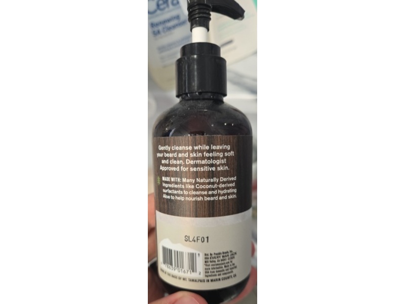 Every Man Jack Beard + Face Wash, Unscented, 6.7 fl oz/200 mL