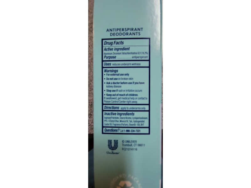 Degree Shower Clean Antiperspirant Deodorant, 2.6 oz/74g, Pack Of 5