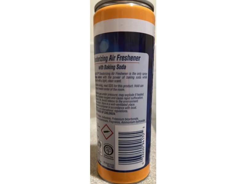 Arm & Hammer Deodorizing Air Freshener, Light Fresh Scent, 7 oz/198 g
