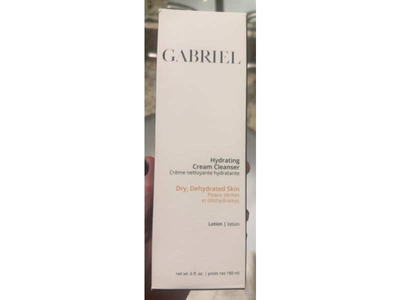Gabriel Hydrating Cream Cleanser Lotion, 6 fl oz/180 mL