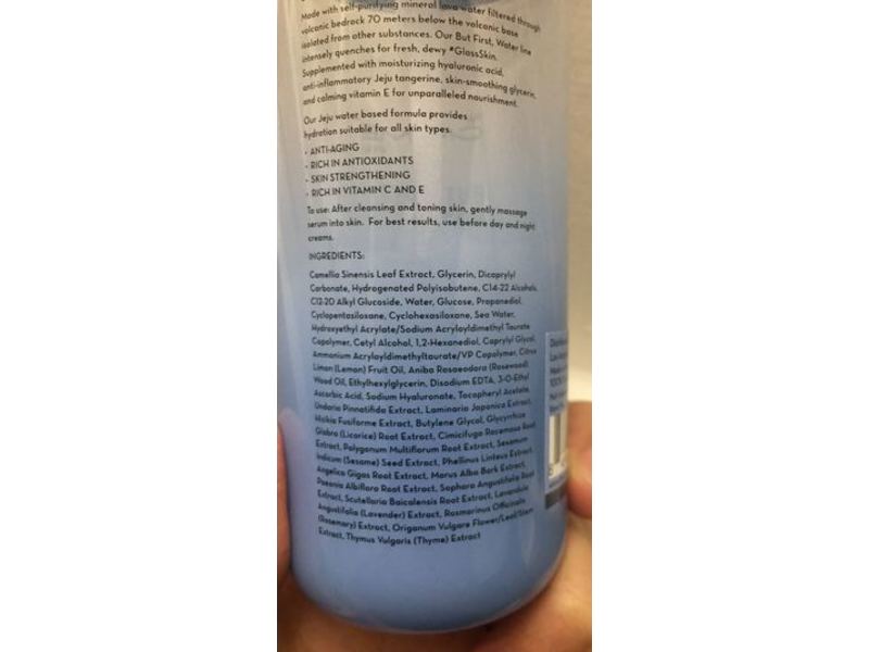 The Creme Shop But First Water Replenishing Essence Serum, 5.41 fl oz/160 mL