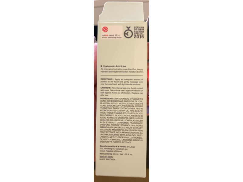 It's Skin Hyaluronic Acid Moisture Serum, 1.35 fl oz (40 mL)