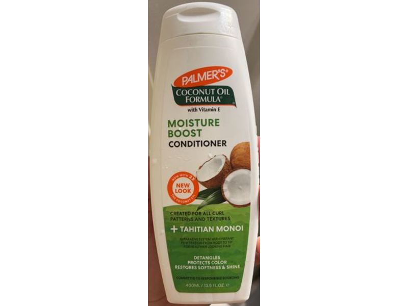 Palmer's Coconut Oil Formula Conditioner, Moisture Boost, Vitamin E, 13.5 fl oz/400 mL