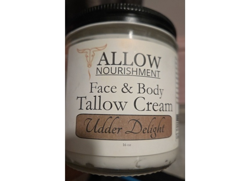 Allow Nourishment Udder Delight Face & Body Tallow Cream, 16 oz