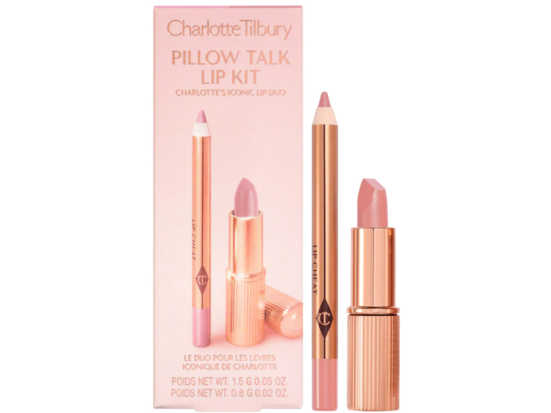 Charlotte Tilbury Mini Pillow Talk Lipstick & Liner Set, Pillow Talk Fair