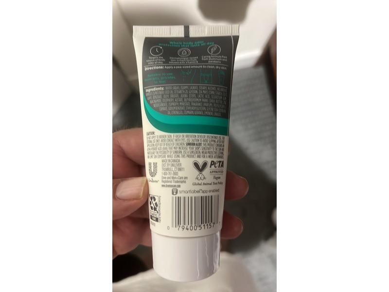 Dove Men + Care Whole Body Deodorant Cream, Aloe + Bamboo, 2.5 fl oz