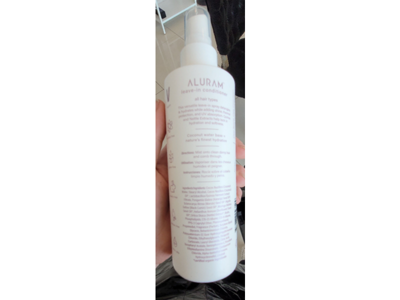 Aluram Clean Beauty Collection Leave-In Conditioner, 8 fl oz/237 mL