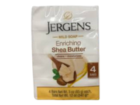Jergens Mild Soap, Shea Butter, 3 oz/85 g, Pack Of 4 - thumbnail 1