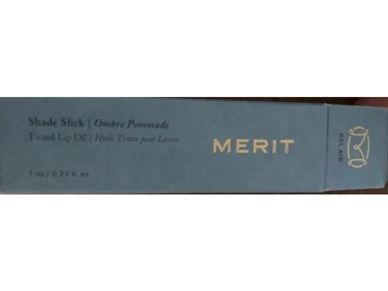 Merit Beauty Shade Slick Tinted Lip Oil, Bel Air, 0.23 fl oz/7 mL