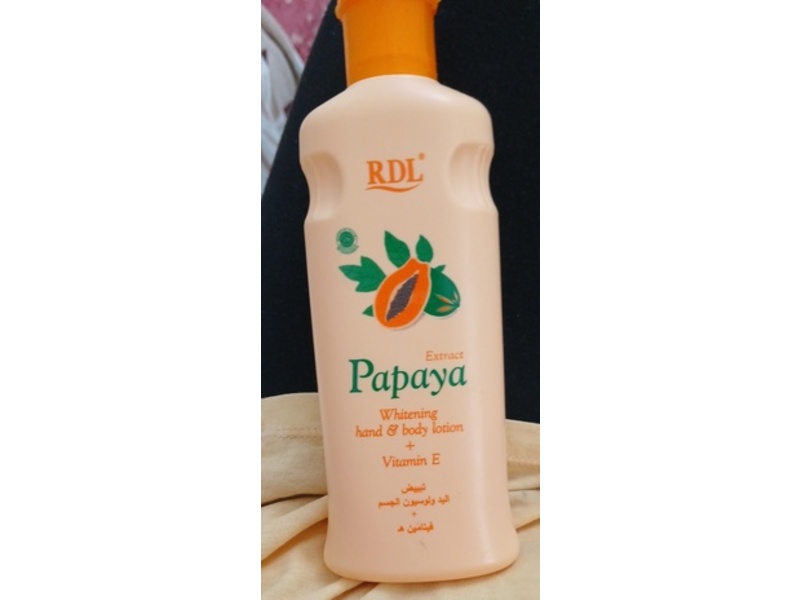RDL Whitening Hand & Body Lotion, Papaya, 200 mL