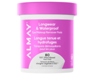 Almay Biodegradable Longwear & Waterproof Eye Makeup Remover Pads, 80 Pads - thumbnail 1