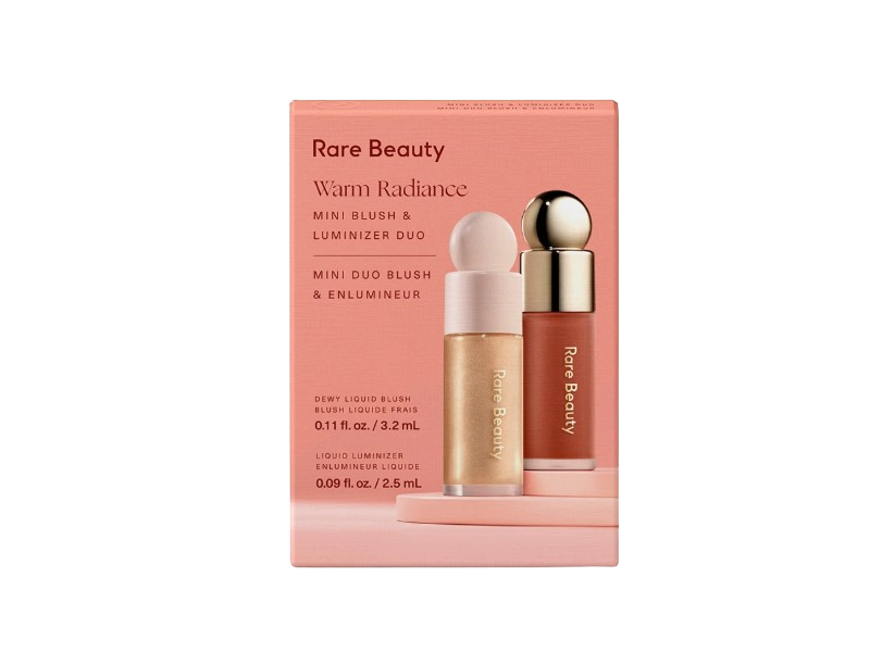 Rare Beauty Warm Radiance Mini Blush & Luminizer Duo,