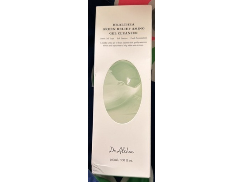 Dr Althea Green Relief Amino Gel Cleanser, 3.38 fl oz/100 mL