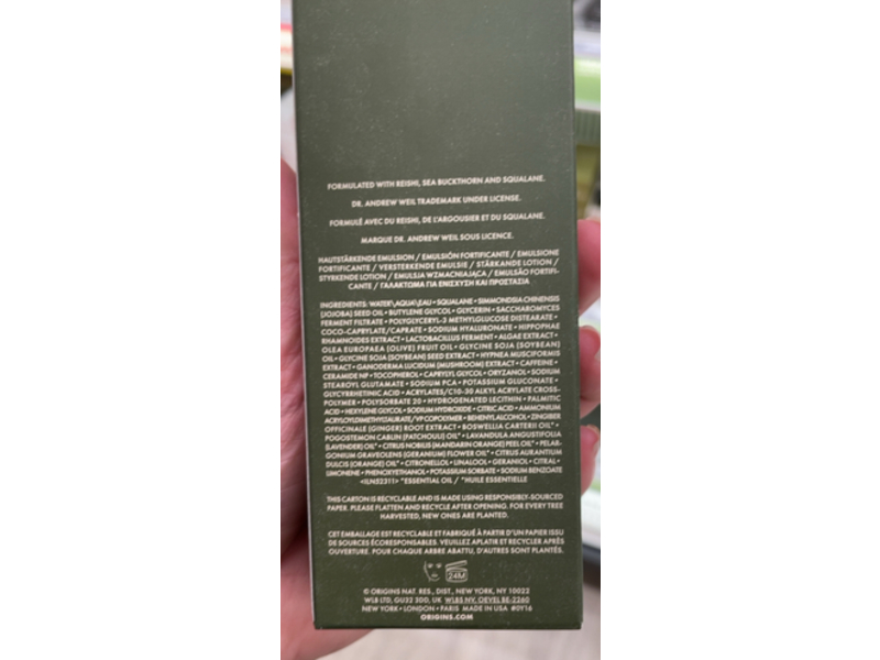 Origins Mega-Mushroom Fortifying Emulsion, 3.4 fl oz/100 mL