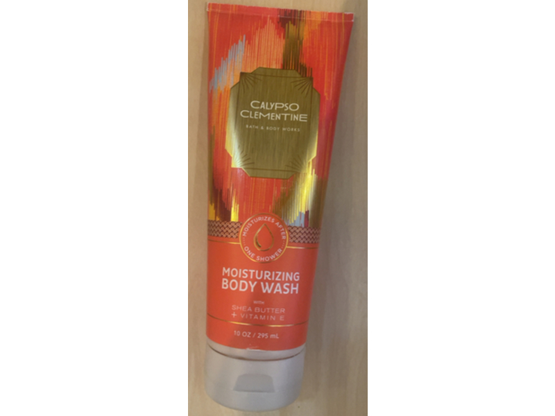 Bath & Body Works Calypso Clementine Moisturizing Body Wash, Shea Butter & Vitamin E, 10 oz/295 mL, Pack Of 2