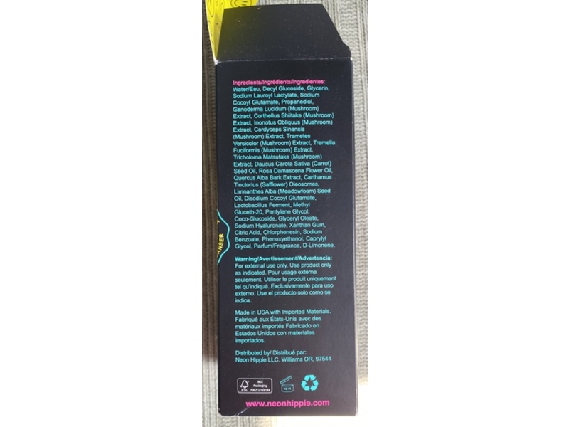 Neon Hippie Aura Facial Cleanser, 7 Shroom Complex, 8.44 fl oz/250 mL