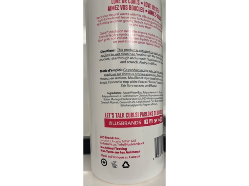 Love Ur Curls Step 3 All-In-One Styler, Wavy, 33.8 fl oz/1 L