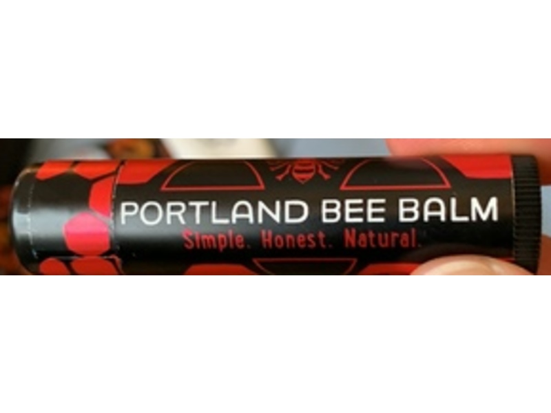 Portland Bee Balm Simple Honest Natural Lip Balm, Red Blaze