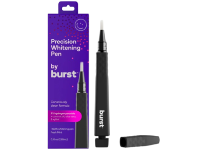 Burst Fresh Mint Precision Whitening Pen, Black, 0.1 fl oz/2.61 mL, 1 Count