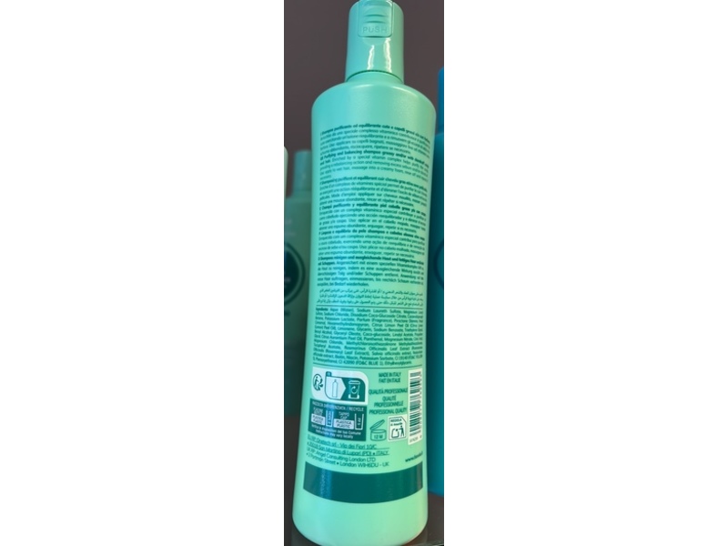 Fanola Pure Balance Shampoo, Vitamins, 11.83 fl oz/350 mL