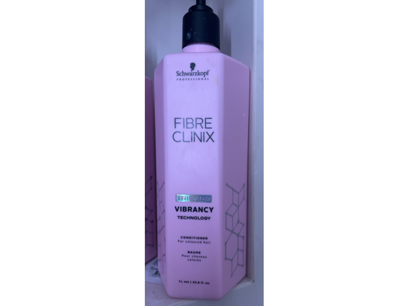 Schwarzkopf Professional Fibre Clinix Vibrancy Conditioner, Baume, 33.8 fl oz/1 L