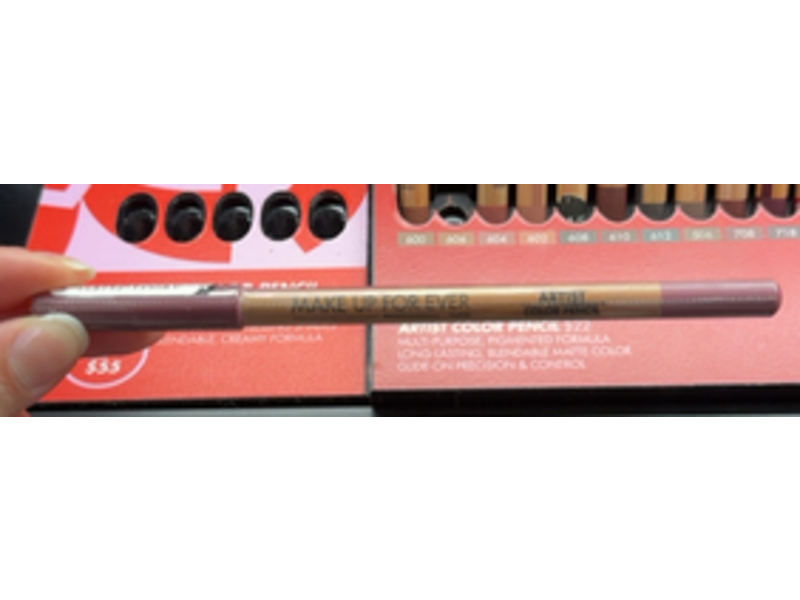 Make Up For Ever Brow Artist Color Pencil, 808 Boundless Berry, 0.04 oz/1.41 g
