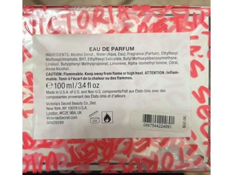 Victoria's Secret Eau De Parfum, Wicked, 3.4 fl oz/100 mL