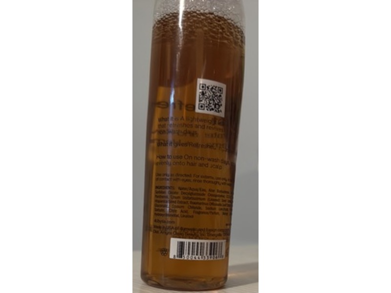 4U by Tia Curl Refresher Mist, Rosemary + Hemi 15, 8 fl oz/237 mL