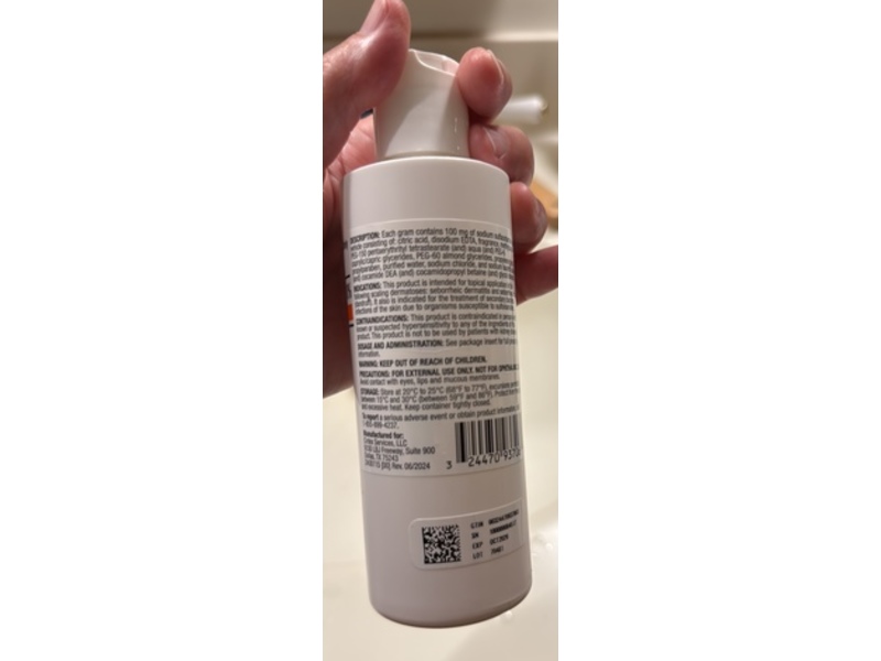 Sodium Sulfacetamide 10% Wash, 6 fl oz/177 mL, Cintex (Rx)