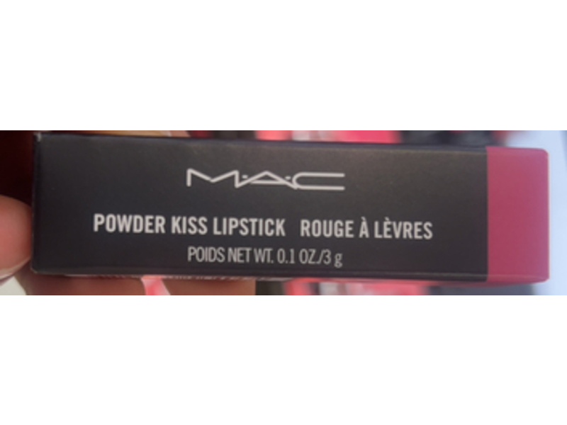 M.A.C Powder Kiss Lipstick, Velvet Punch, 0.1 oz/3 g