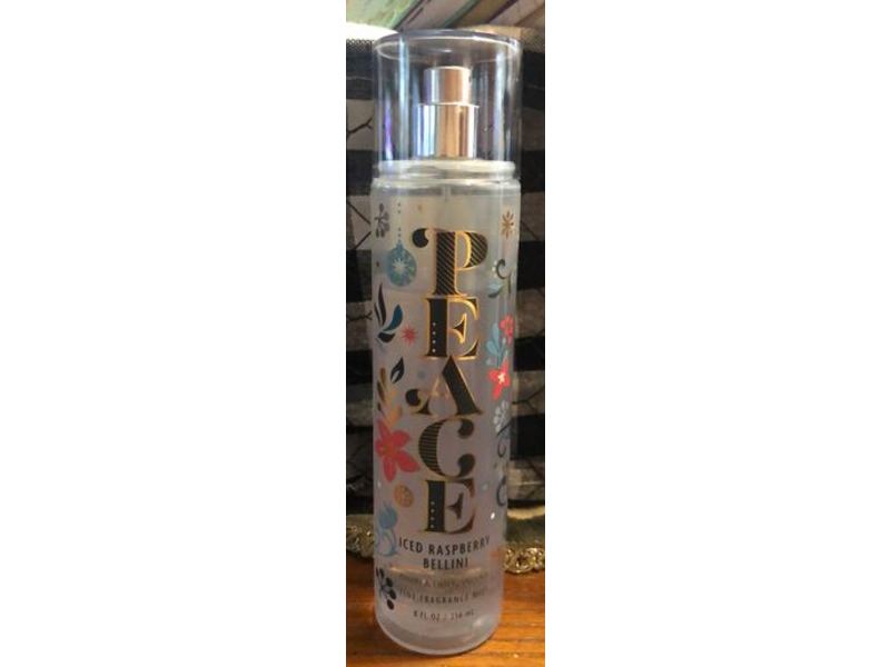 Bath & Body Works Peace Iced Raspberry Bellini Fine Fragrance Mist, 8 fl oz/236 mL